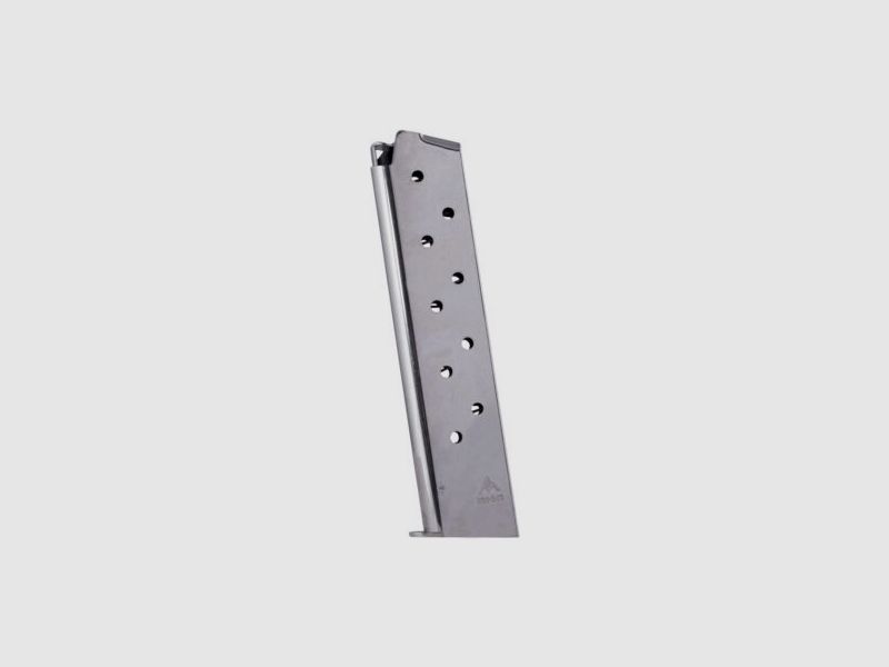 Mac-Gar Colt 1911 Magazin .45 ACP 10 Schuss / vernickelt Colt 1911 Magazin .45 ACP 10 Schuss / vernickelt