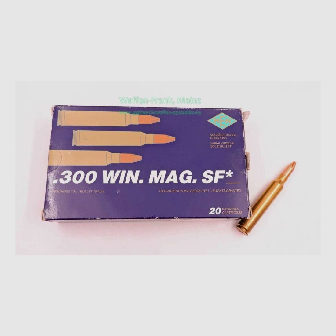 MEN-Metallwerke Elisenhütte Büchsenpatronen .300WinMag