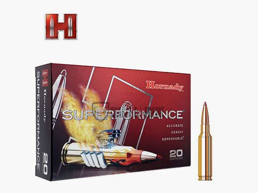 20 Munitions HORNADY Superformance Cal 6.5 Creedmoor 120 Gr CX
