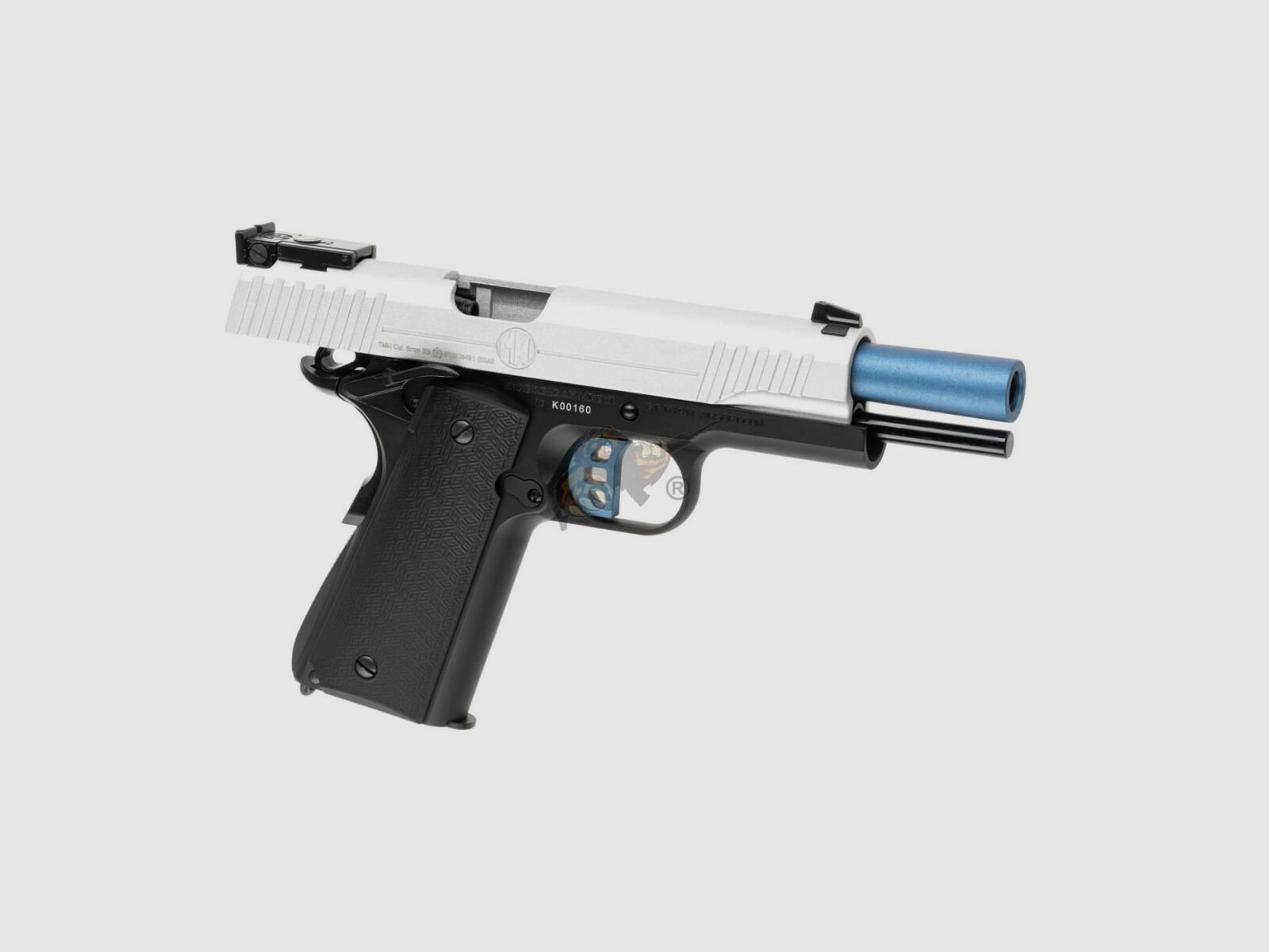 GX45 Mk.I Versione Metallica GBB Pistol Airsoft in Argento -F- | G&G