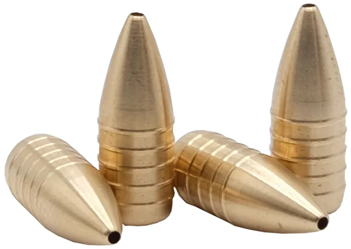 GM – 100 Proiettili da Caccia in Ottone – .222 Hornet Splinter – 5,6 mm – 2,4 g – senza Punta di Plastica