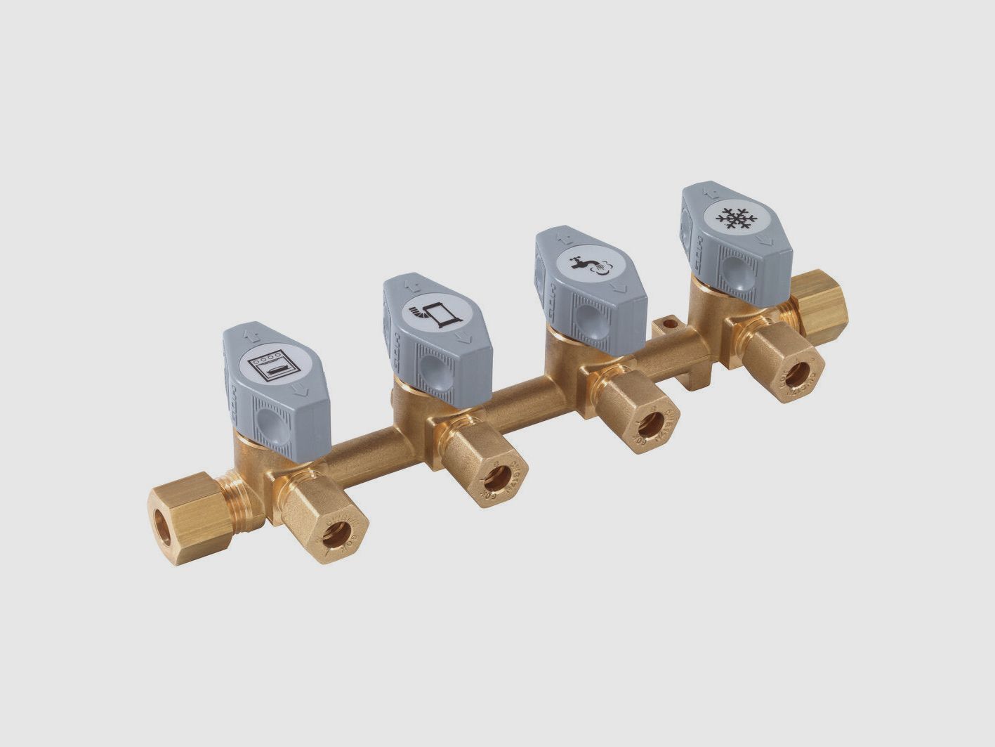 Verteilerblock Marine, RVS 8 x 4 x RVS 8, Bild 1 von 4