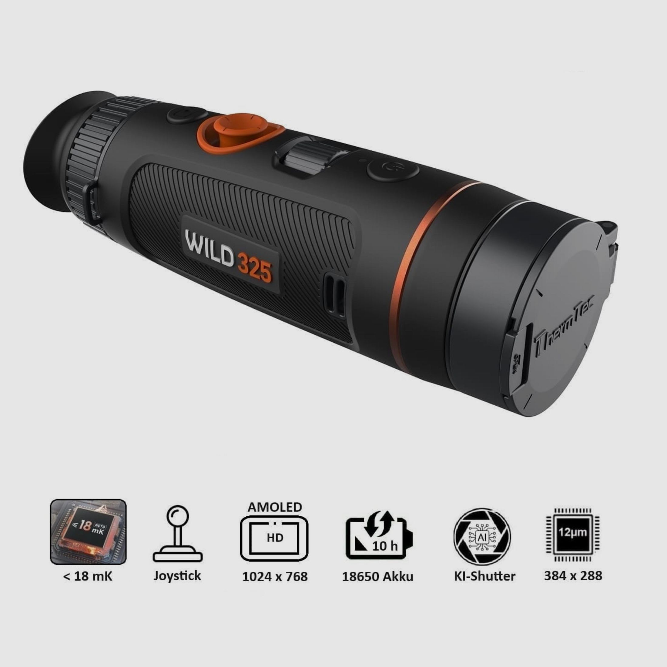 ThermTec WILD 325 25mm Linse 18 mk 384x288 Wärmebildkamera