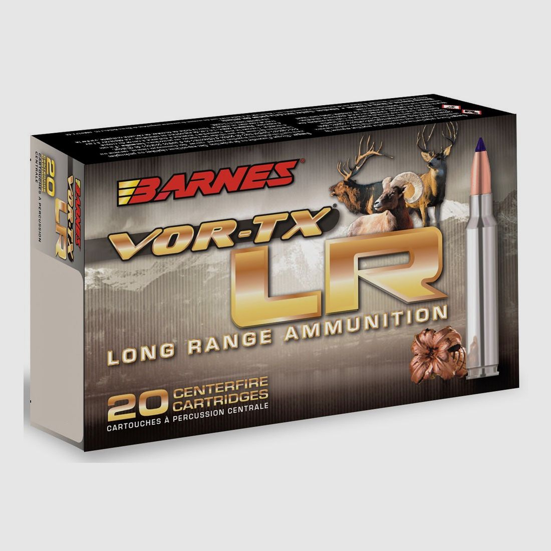 BÜCHSENMUNITION BARNES – VOR-TX LR – 6.5 Creedmoor – 127 grains
