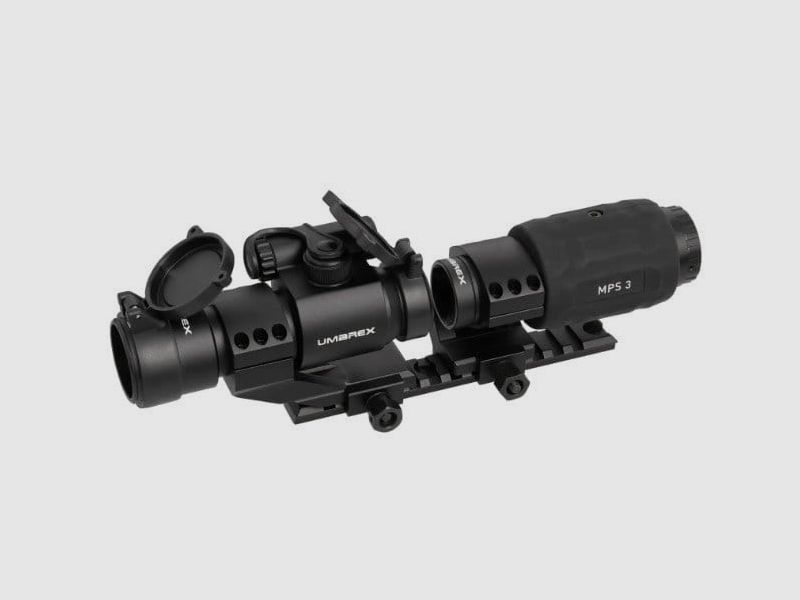 Umarex MPS 3 Mirino a Punto Rosso con Ingranditore PS22