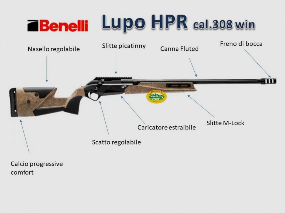 BENELLI LUPO HPR B.E.S.T. Kal. .308 Win