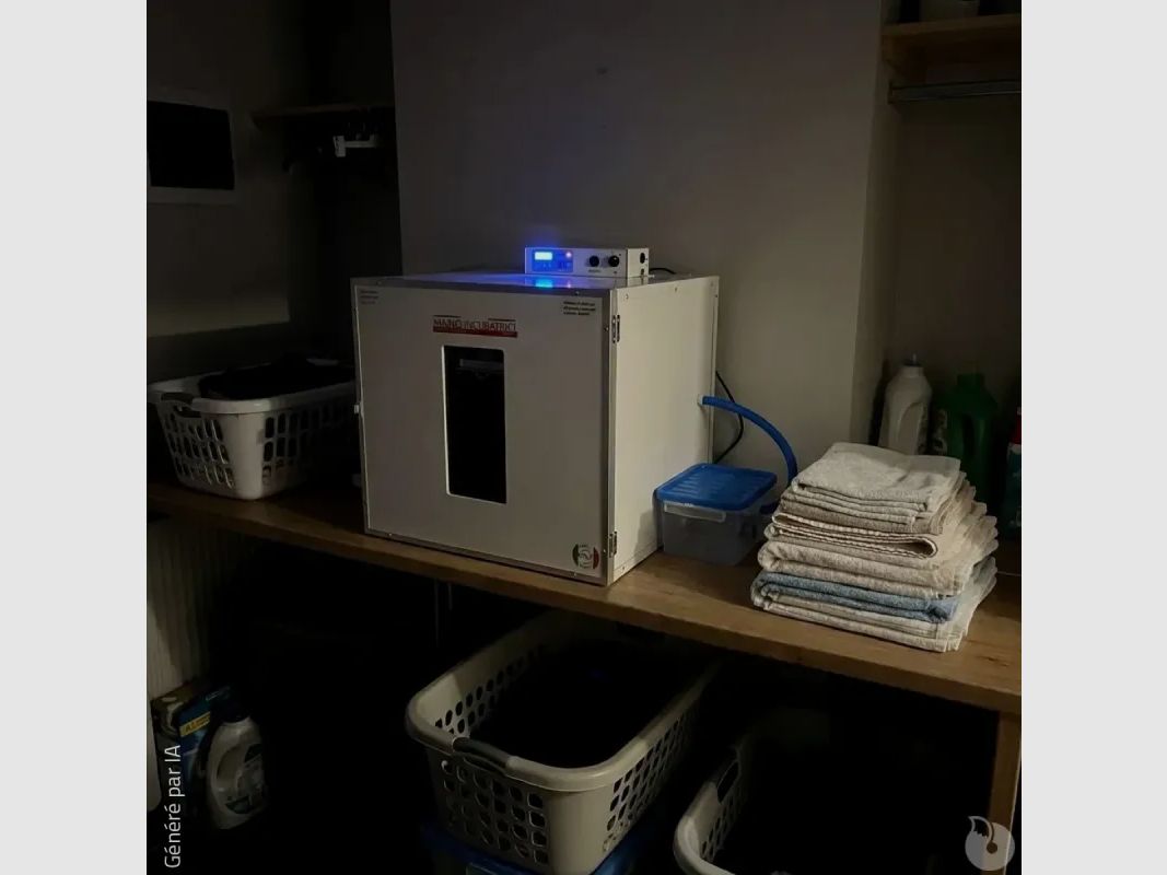 Incubatrice + 3 Vassoi per Uova di Pollo + 1 Cesto di Schiusa + 1 Kit di Umidificazione, immagine 9 di 32