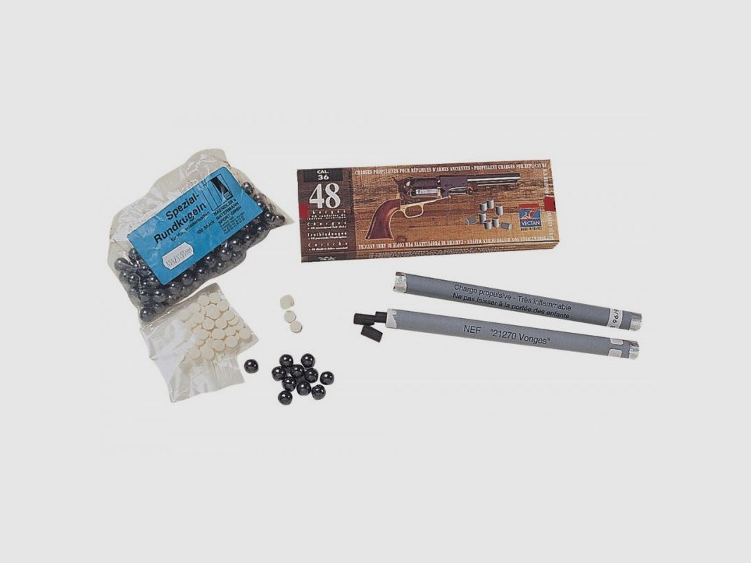 Box mit 48 Treibladungen