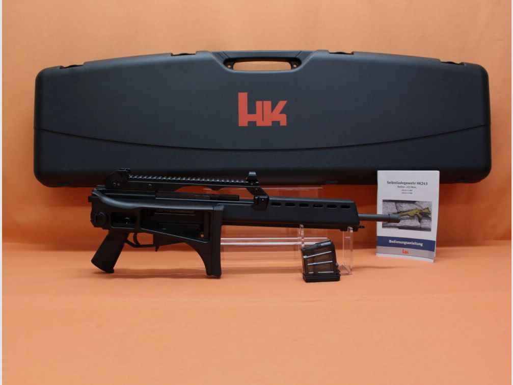 Heckler&Koch Ha. rifle .223Rem Heckler&Koch HK243 S SAR black system H&K G36/ folding shoulder stock, image 2 of 3