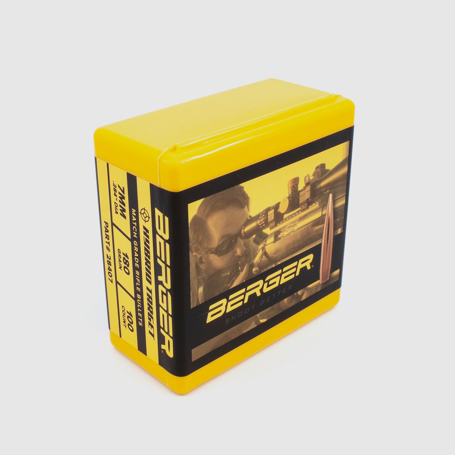 Berger Geschoss 7mm/.284 Hybrid Target 180GR 500 Stück