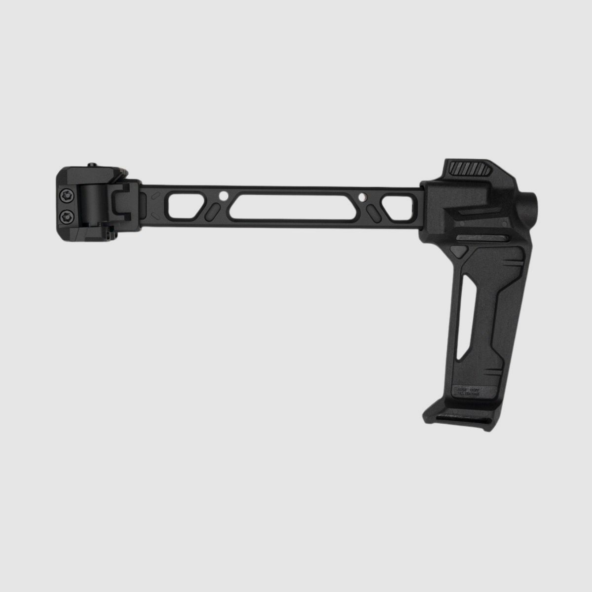Strike Industries – Culata telescópica plegable para riel Picatinny – Negra – SI-FSA-DUAL, imagen 1 de 10