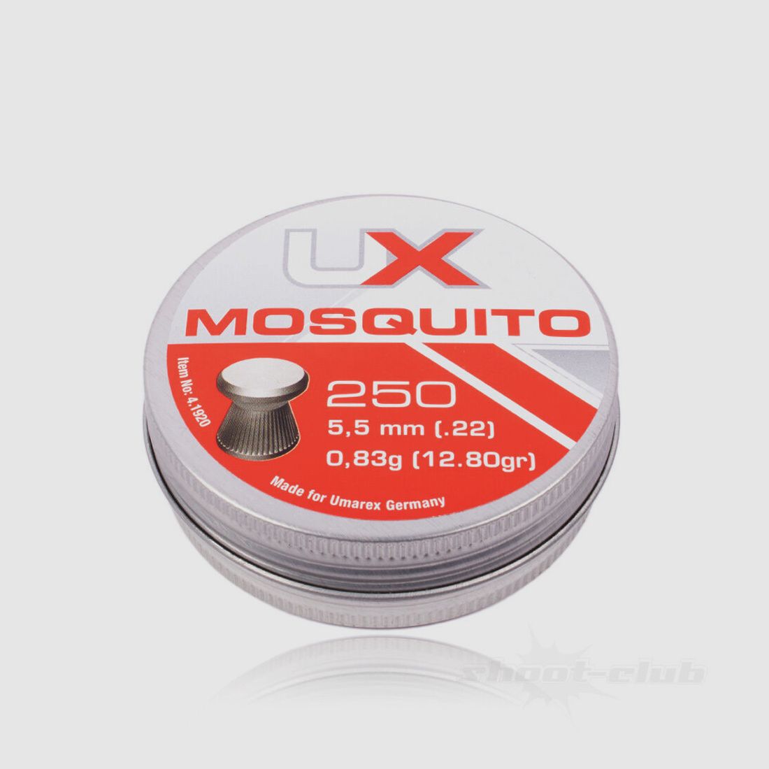 UMAREX Mosquito G2 Diabolo à Tête Plate 5,5mm / 0,83 g / 250 pcs