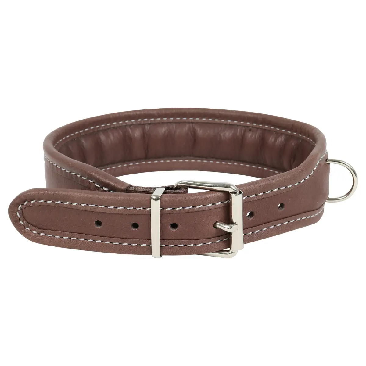 AKAH Comfort Halsband van olijfleer
