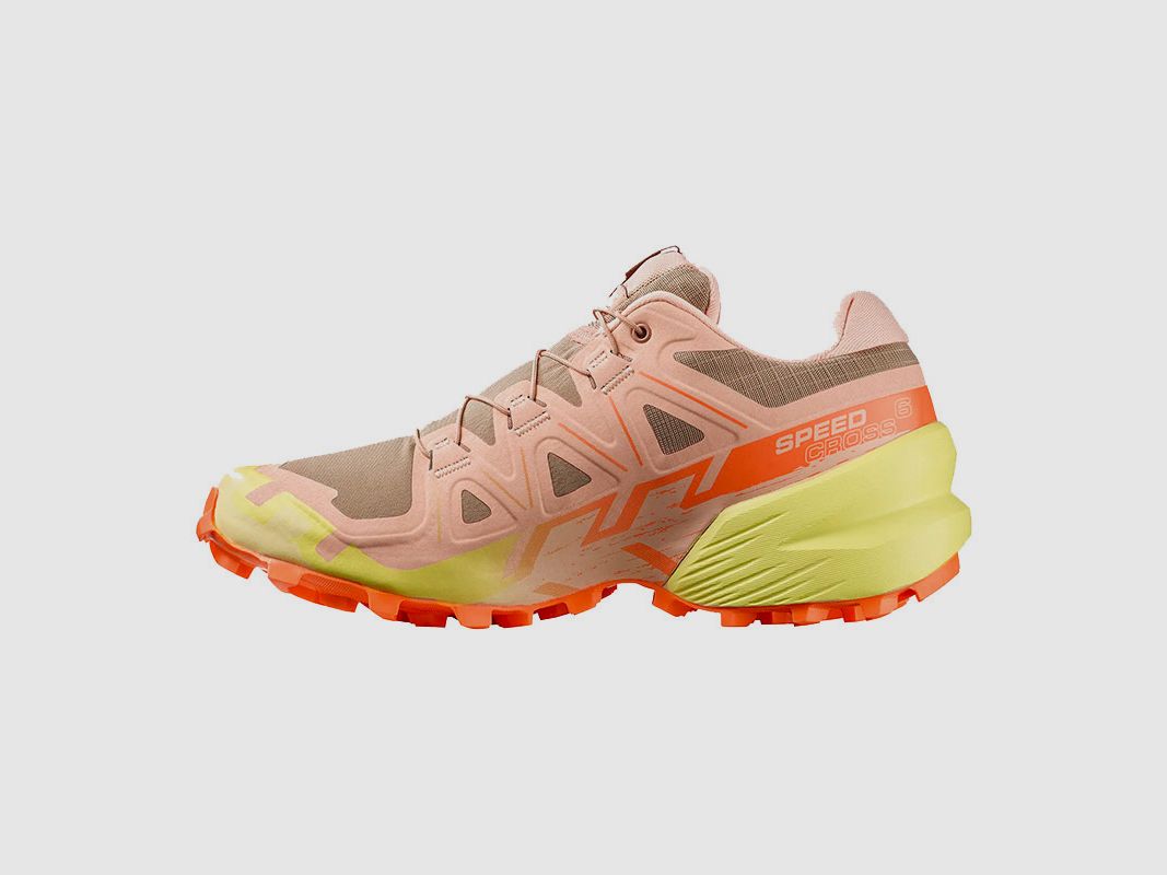 SALOMON – DAMES – SPEEDCROSS 6 W Burro / Sunny Lime / Almond Cream, afbeelding 3 van 6