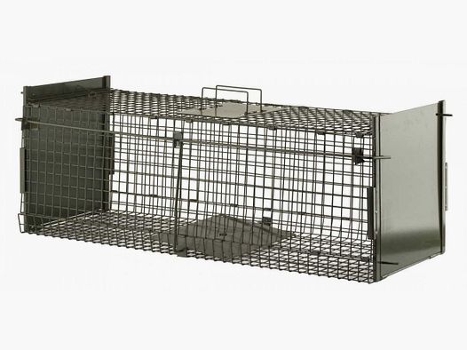 Foldable Wild Animal Box 2 Entrances - Cage 100 cm