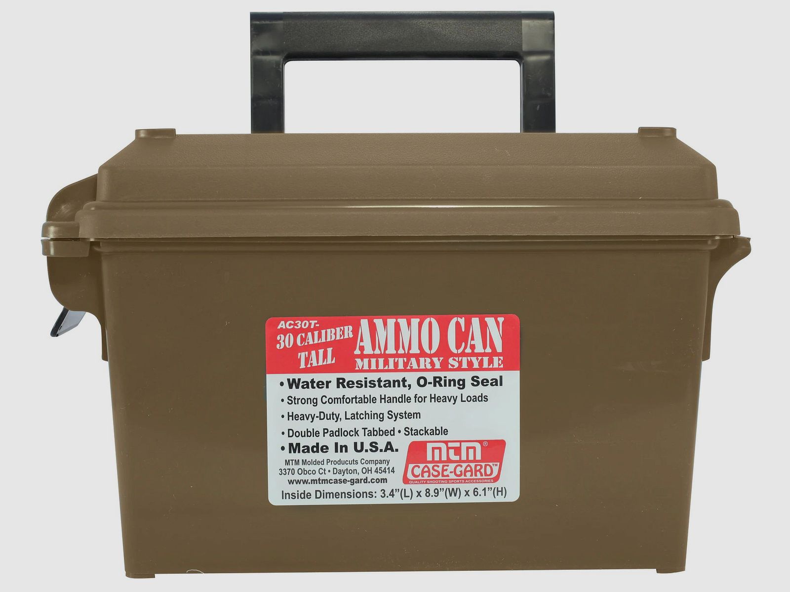MTM scatola per munizioni Tall AC30T-72 dark earth