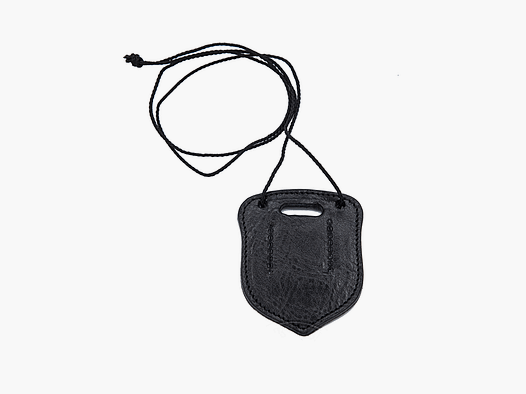 ASCOT ITALY – PORTA PLACCA POLIZIA DI STATO IN PELLE DA COLLO
