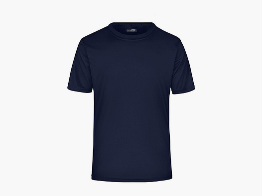 Funktionsshirt für Dienst und Sport Navy Blau M ohne Aufdruck