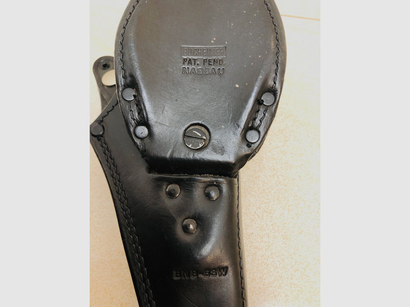 ••• Holster policyjny Bucheimer US + etui + latarka holsterska do rewolweru •••