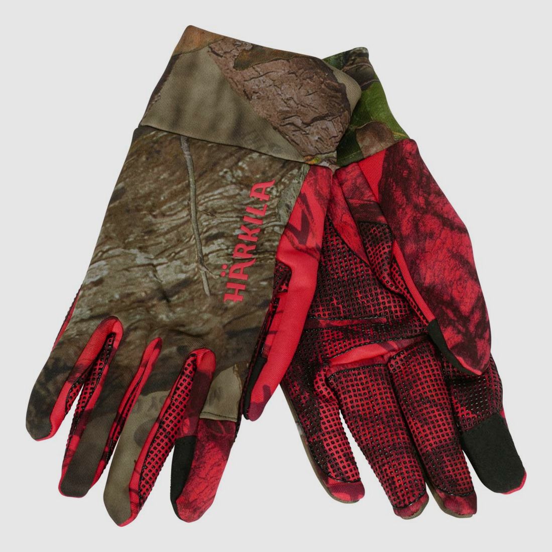 Härkila Fleecehandschuhe Moose Hunter 2.0 MossyOak®Break-UpCountry® /MossyOak®Red