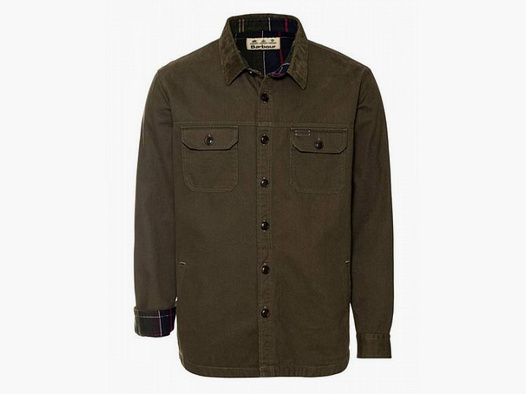 Barbour Herrenhemd Catbell Farbe Dark Olive