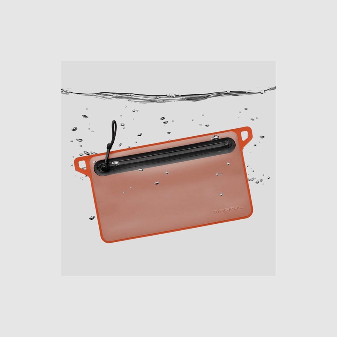 MAGPUL DAKA® Bolsa estanca con ventana, mediana (naranja), imagen 1 de 5