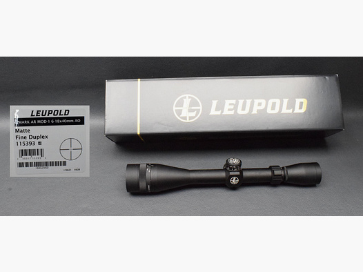 Leupold Mark AR Modell 1 6-18x40 Abs. Duplex, Neuware aus Geschäftsauflösung