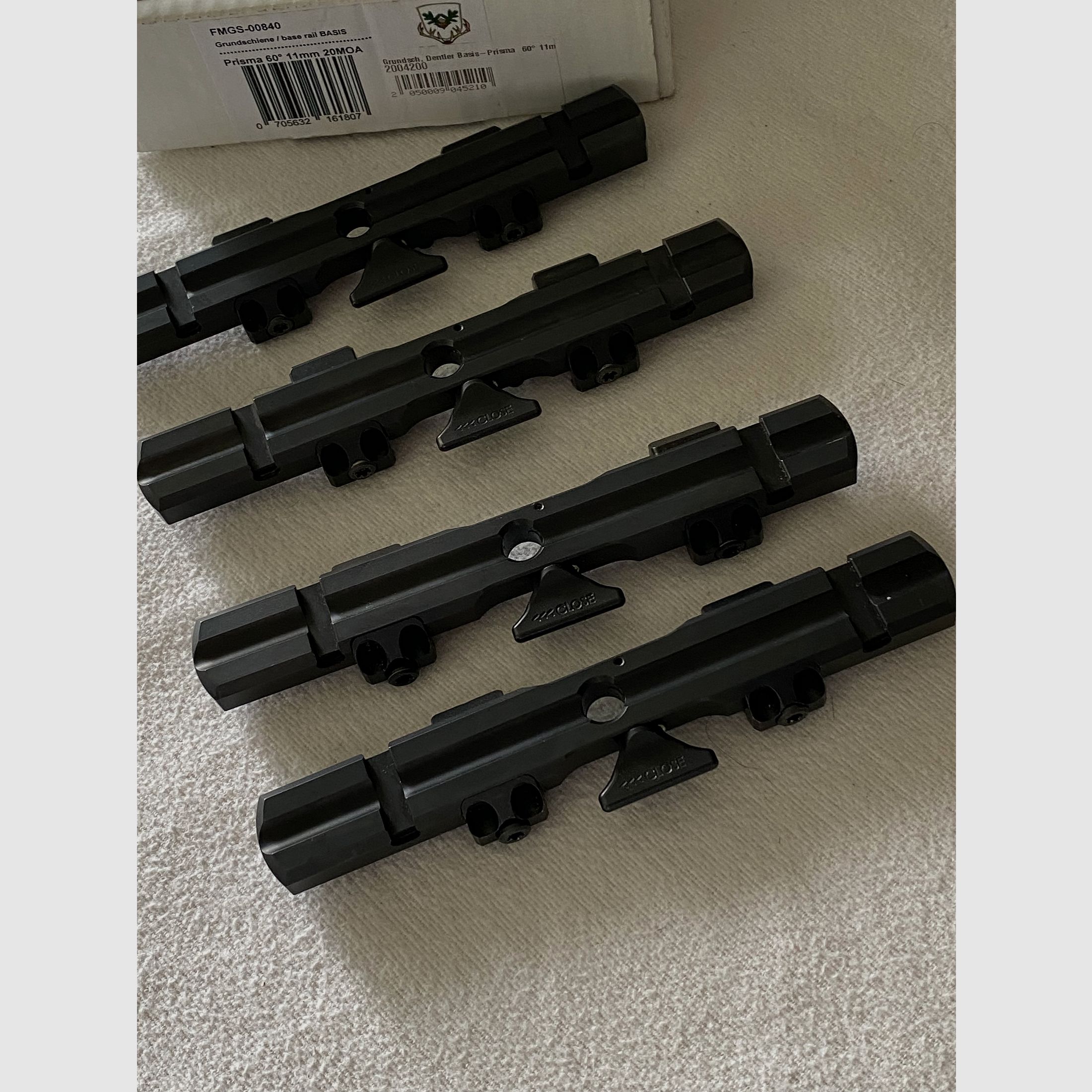Dentler base mount Picatinny system