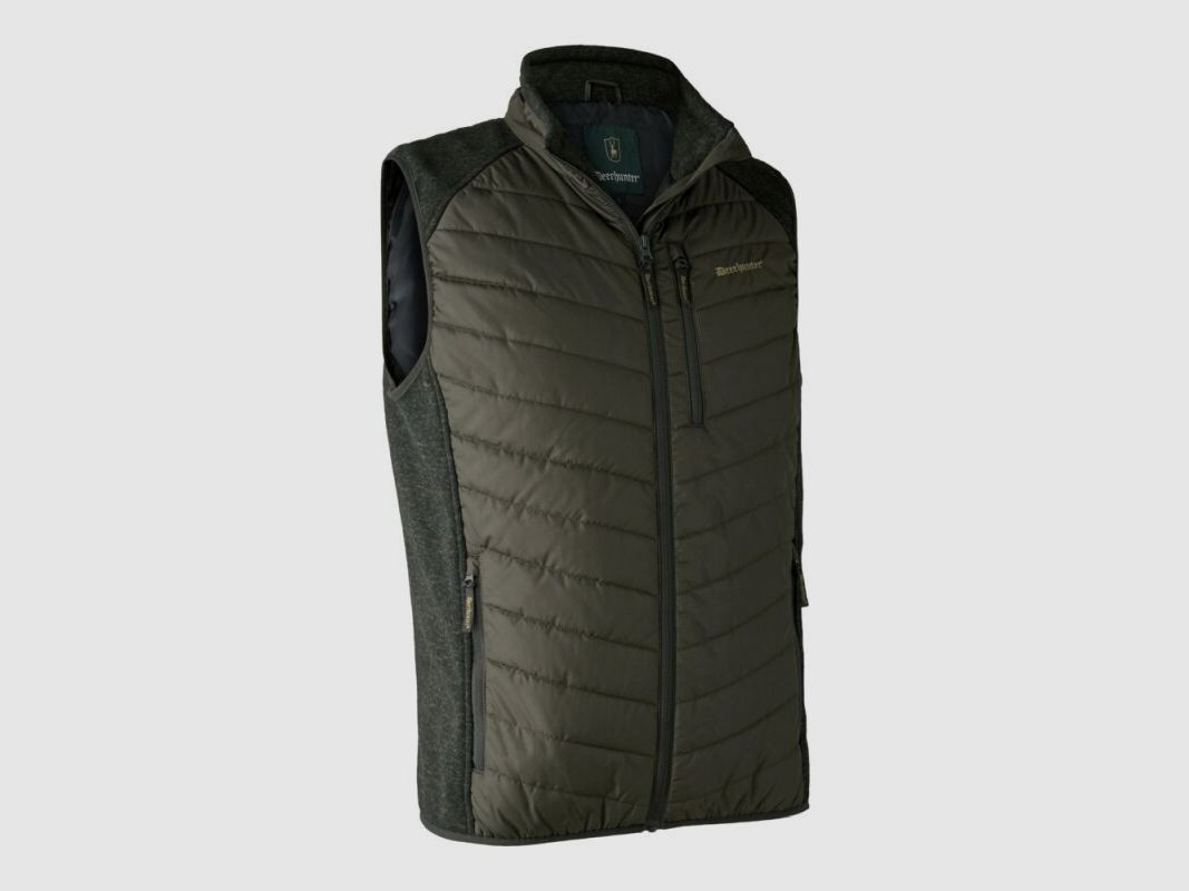 Deerhunter Herren Weste Moor Wattiert mit Strick