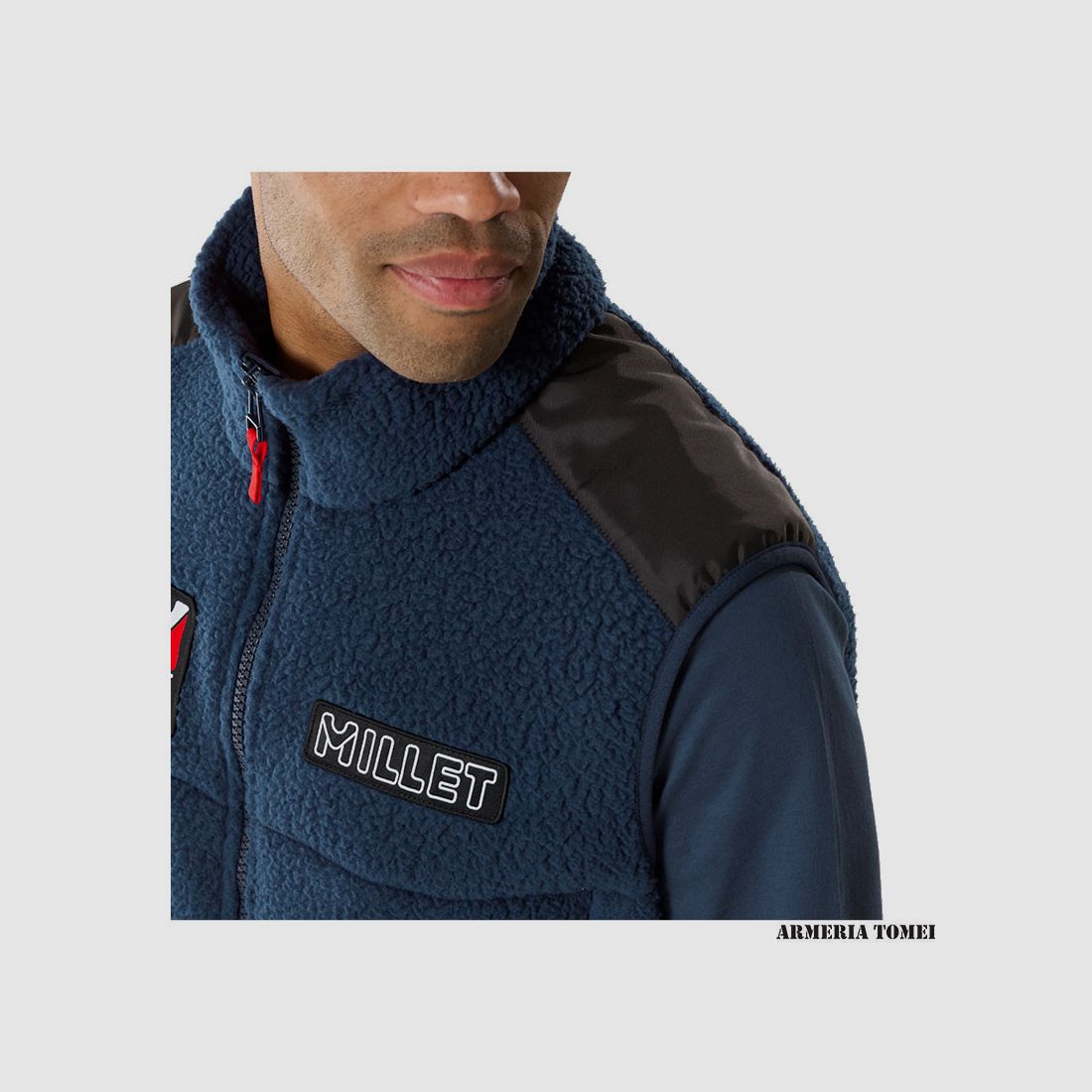GILET – MILLET – HERITAGE FLEECESHEEP JKT 7317 SAPHIR, image 7 of 7