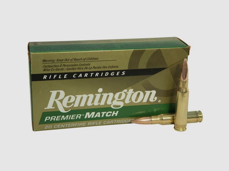 Remington Premier Match .308 Win. 168GR BTHP 20 Patronen