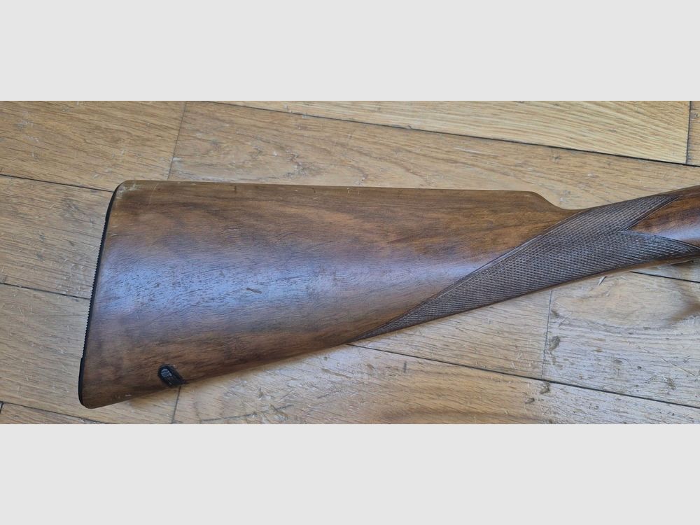 Sehr schönes Exemplar eines FUSIL SIMPLEX — Manufrance Saint-Étienne — Patentiert 1908 — Kal. 16/70 — Luxusversion in Nussbaum — Waffe aus den 50er Jahren — Kaliber 16/70 — Zu reinigen, aber wirklich in ausgezeichnetem Zustand — TBE++, Bild 4 von 38