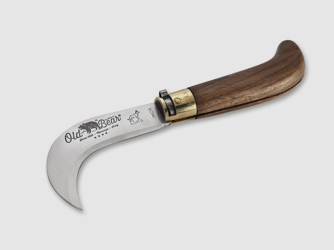Taschenmesser OLD BEAR BILL HOOK Sichel G?rtner Hippe