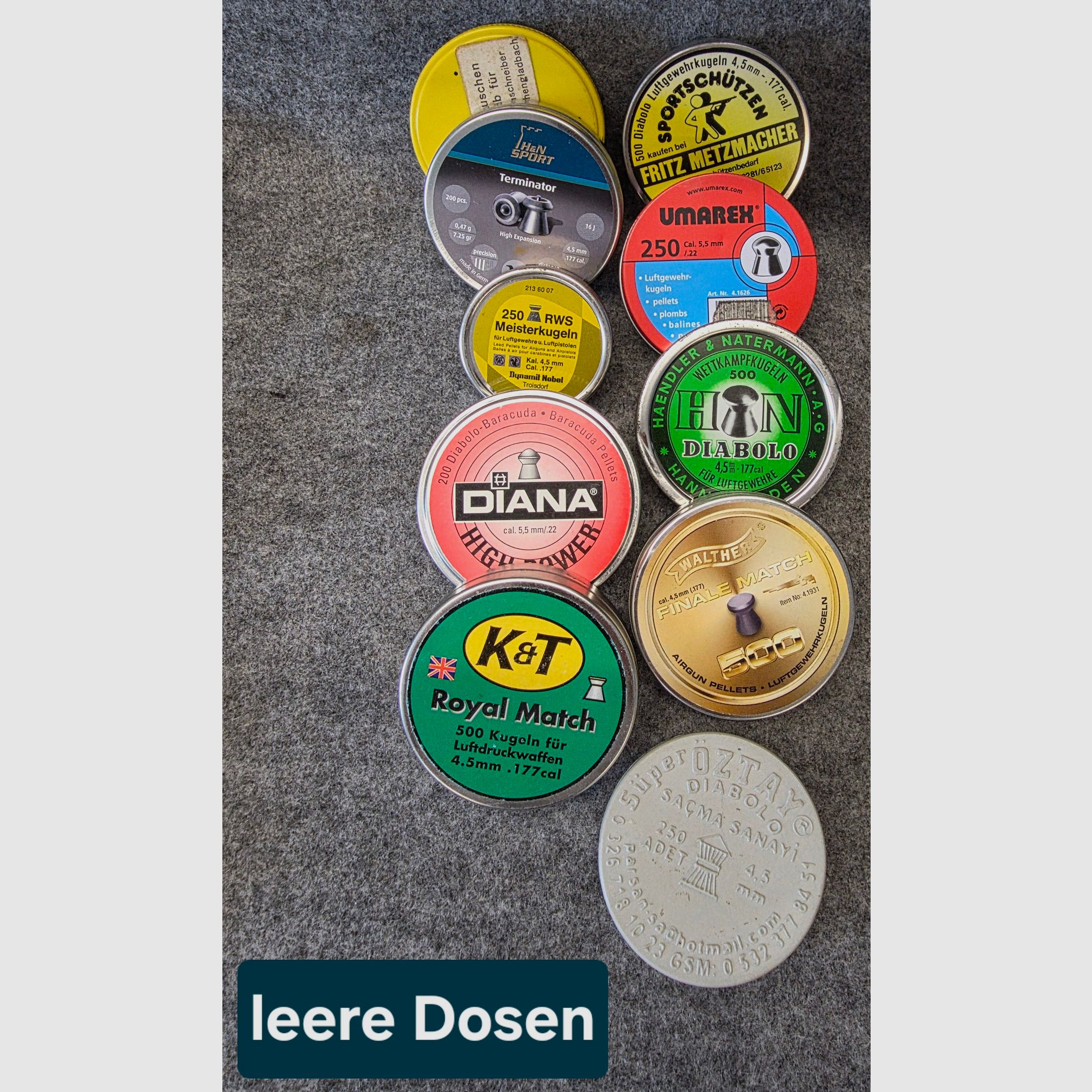 11kg !!! Konvolut Diabolo 4,5mm Kugeln Munition  Federdruck Gas Co2 Luftgewehr Luftpistole Match