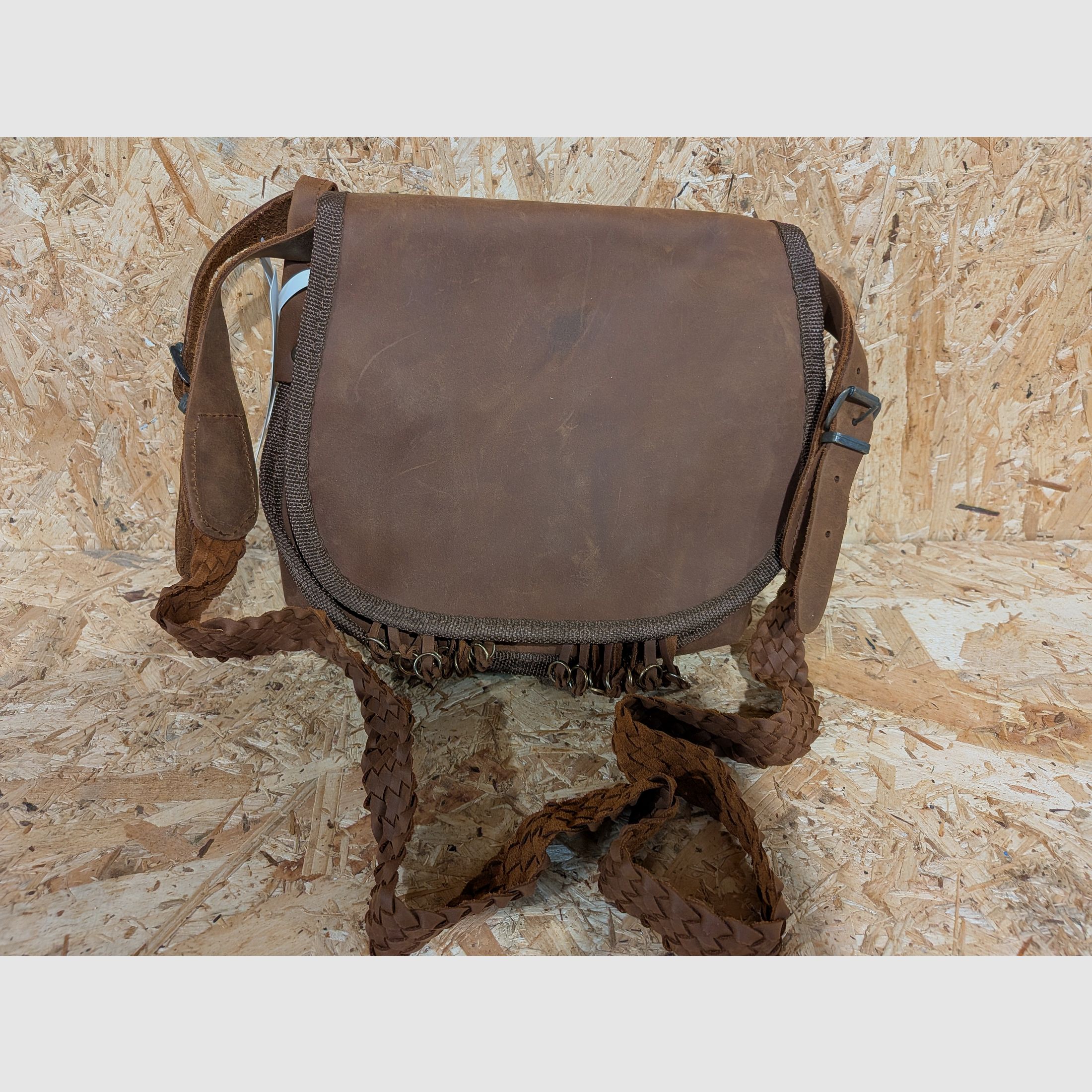 Sac à cartouche Januel Garenne Cuir Pleine Fleur, image 1 sur 4