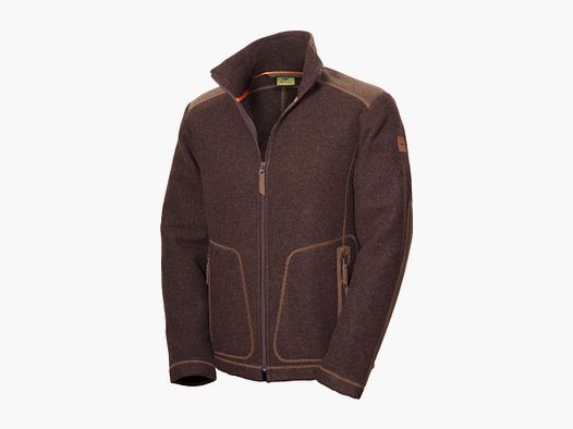 Loden-Fleecejacke "Urs" , dunkelbraun