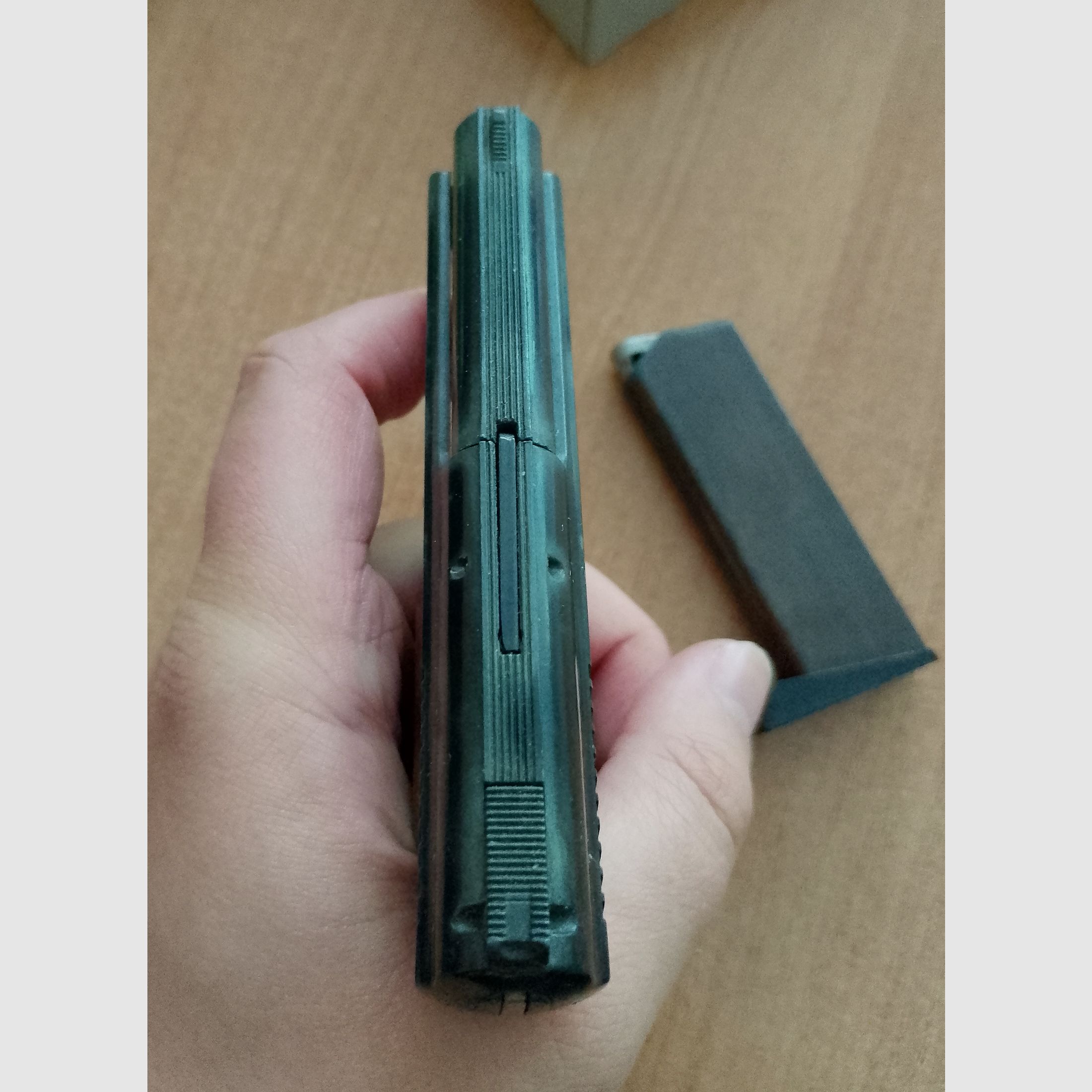 Alte Rhöner SM 15 Kal. 8 mm Knall im ersten PTB 83 mit Verpackung!