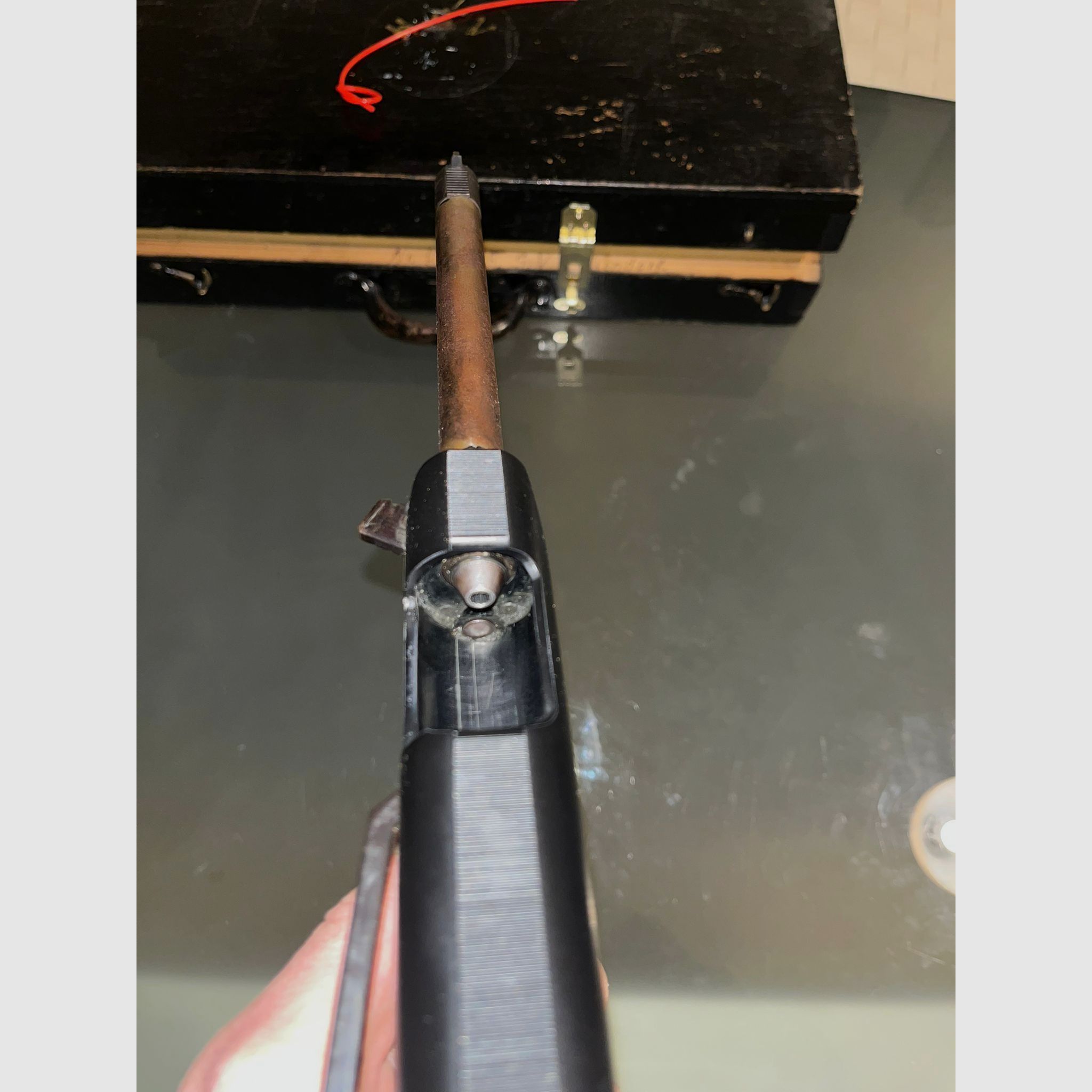 Feinwerkbau Mod. 65 4,5/.177, Federdruck / Seitenspanner