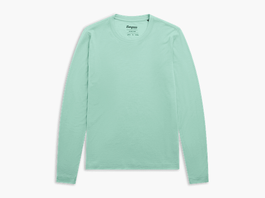 Bergans Merino Manches Longues Femmes Mint Crush S