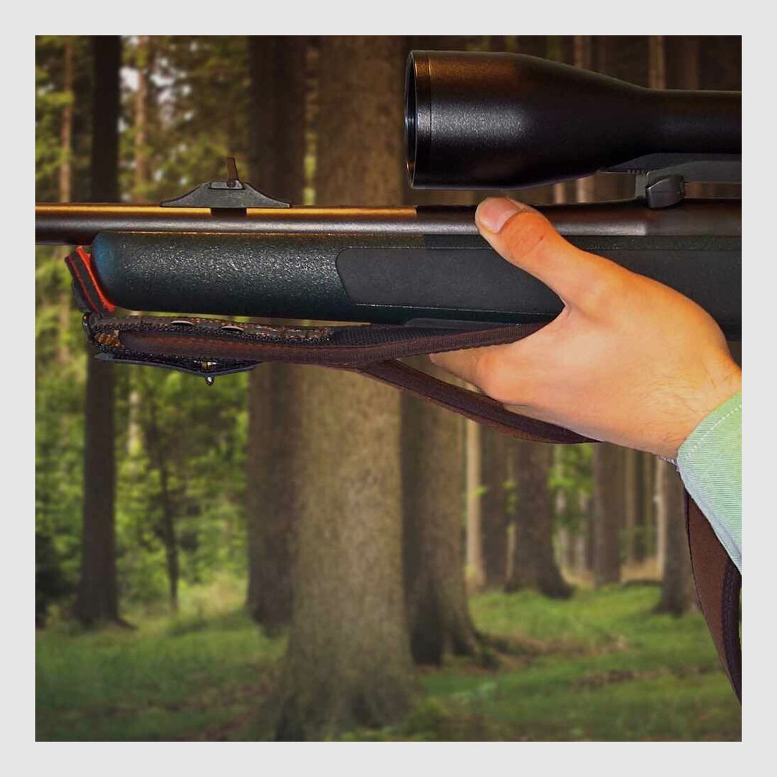 Pasek do broni Niggeloh Pull - Niggeloh Classic Loden - brązowy