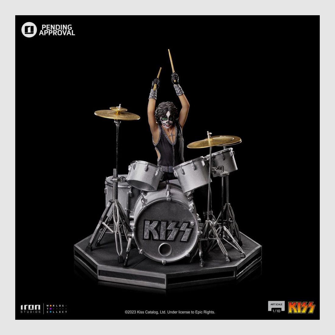 Kiss Art Scale 1/10 Peter Criss Limited Edtition 22 cm | 43435