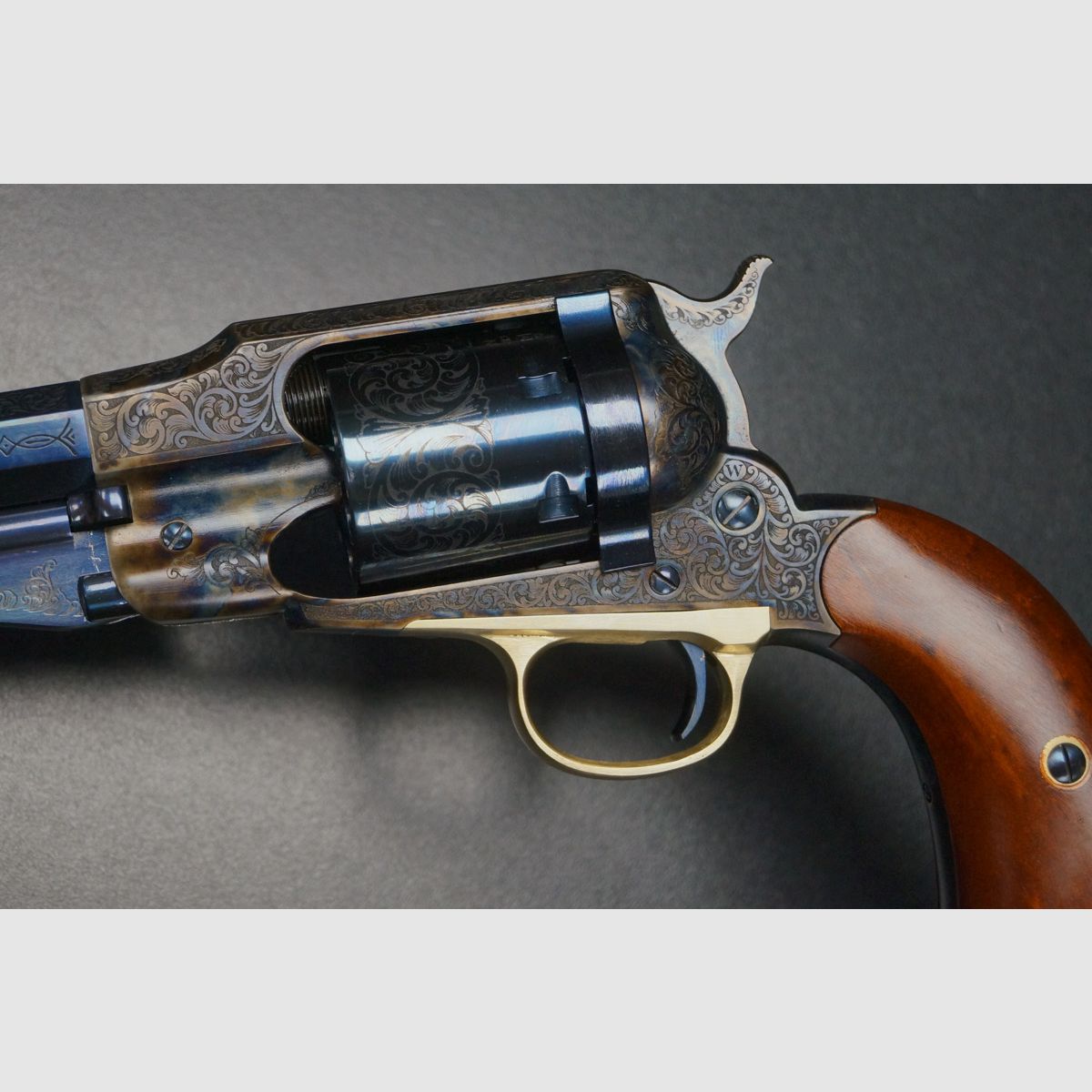 Uberti 1858 New Army Improved Graviert .45 Colt, Bild 11 von 12