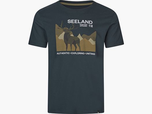 Seeland T-Shirt Fragment Dark Navy