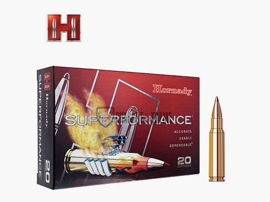 20 cartridges HORNADY Superformance Cal 6.8mm Rem 100 Gr CX