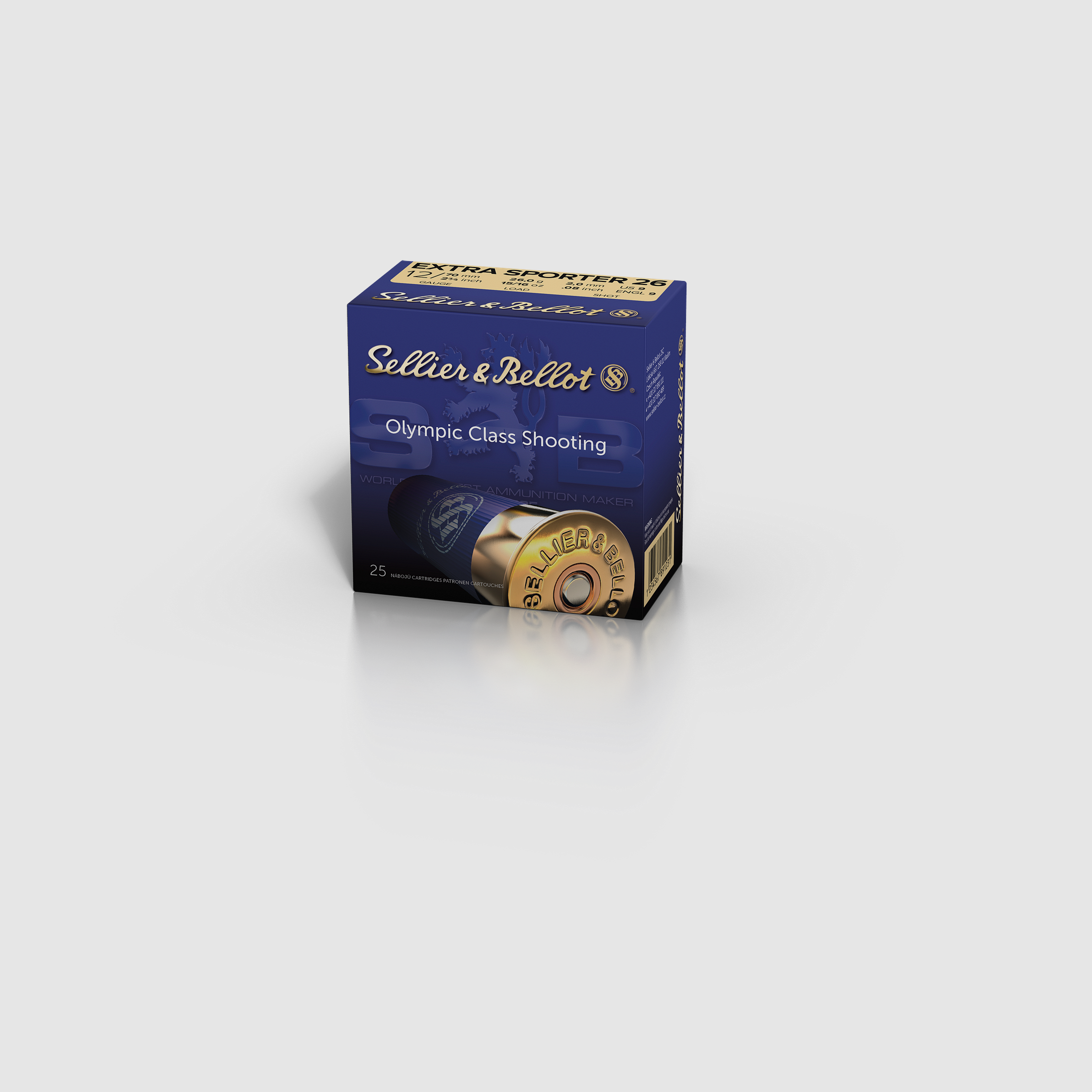 Sellier & Bellot Munizioni per Fucile 12/70 26g 2,50mm Extra Sporter, immagine 1 di 2