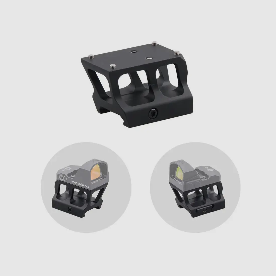Vector Optics SCRA-67 Mount with TEK (Docter Sight) Footprint, 21mm Picatinny, h=28mm, image 1 of 5
