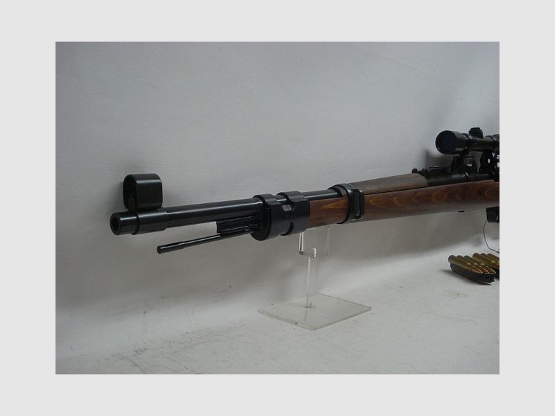 K98 incl. ZF + montage - Kal.6mmBB's, echt hout