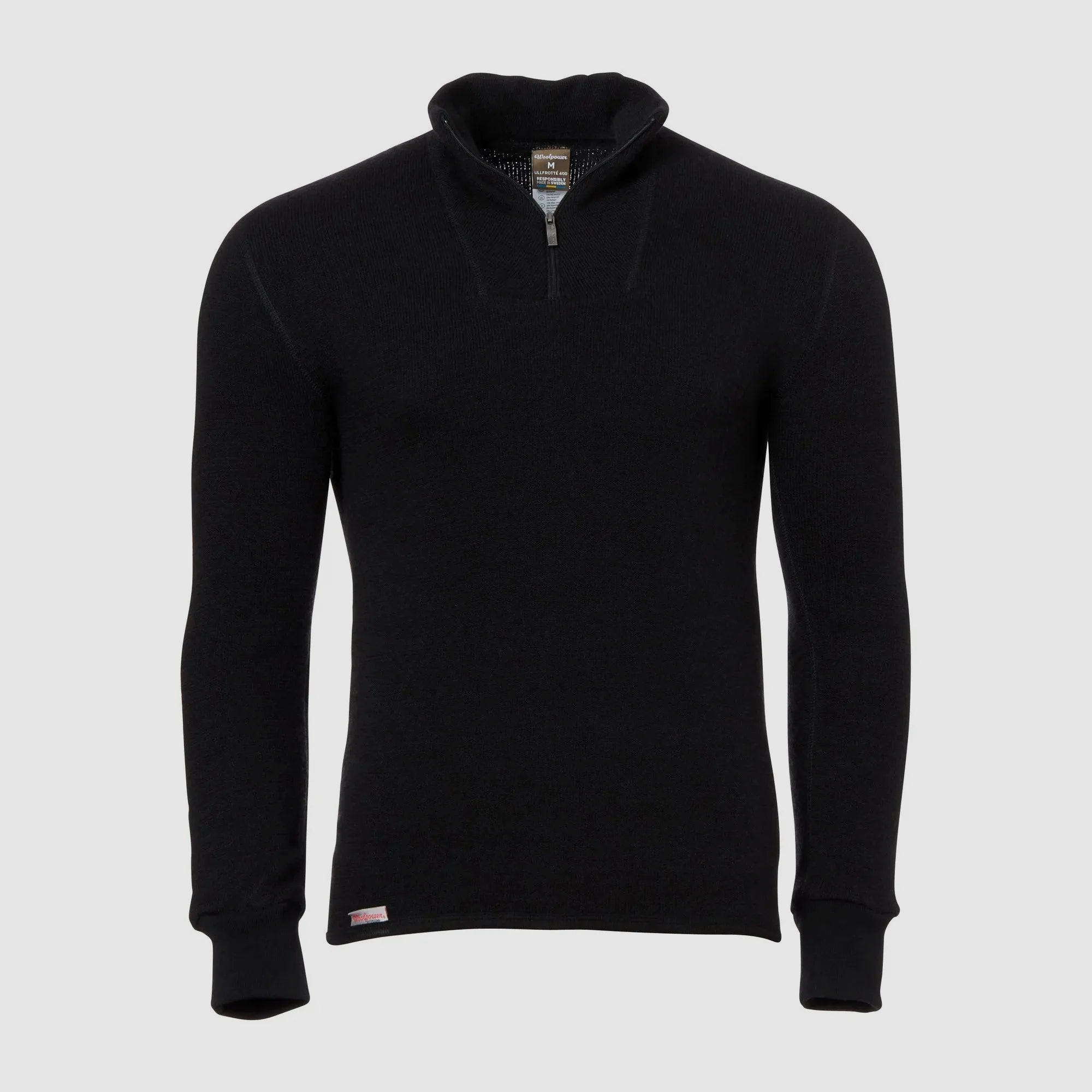 Woolpower Rollkragenpullover Zip Turtleneck 400 mit Reißverschluss