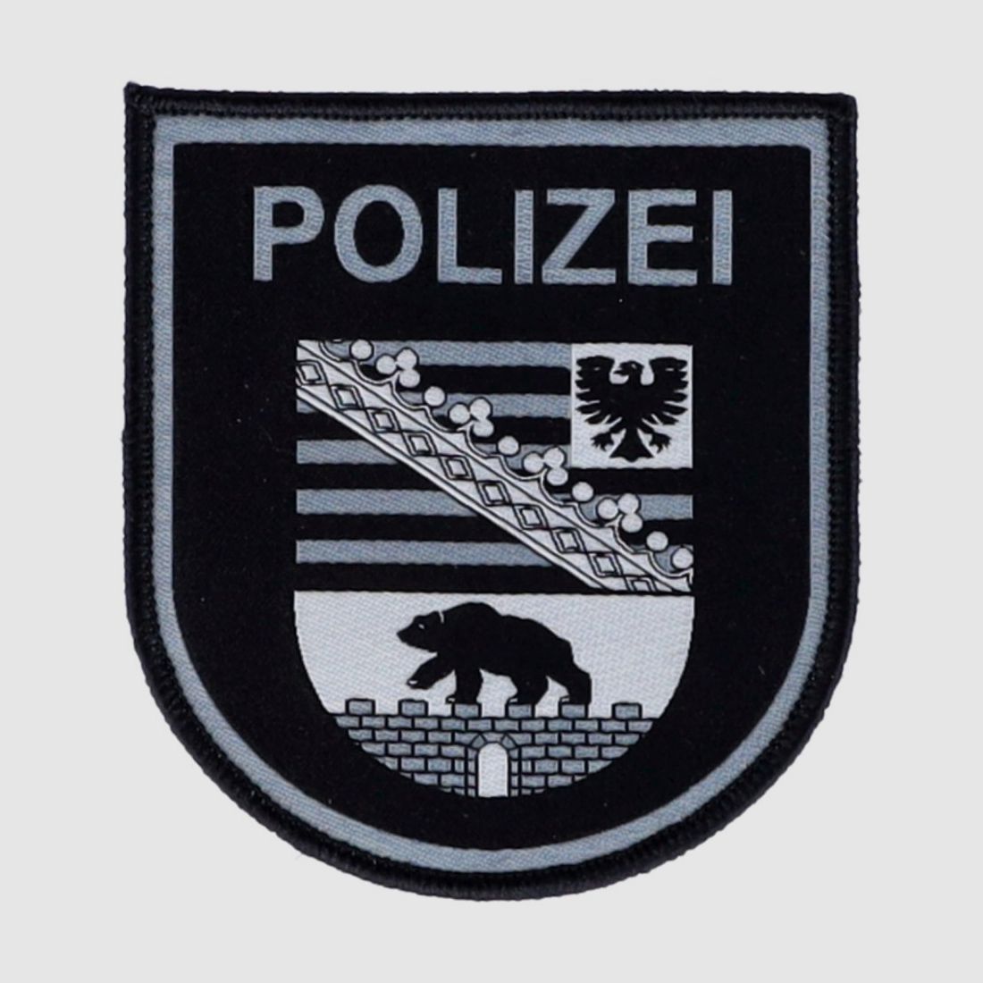 Abzeichen Polizei Sachsen-Anhalt tarn gewebt