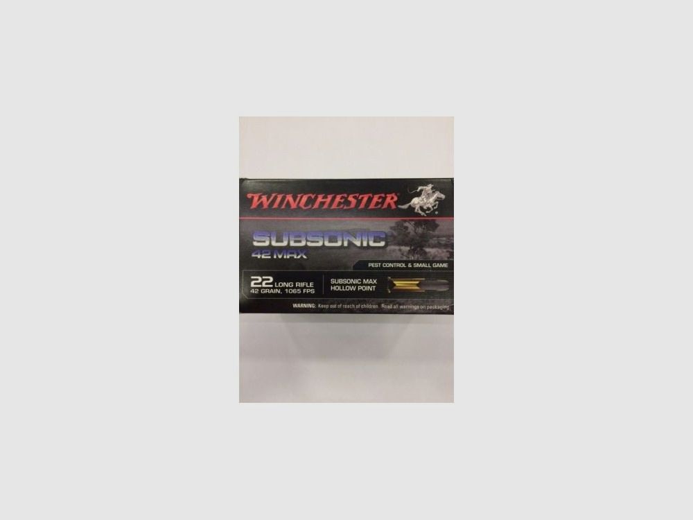 WINCHESTER PATRONEN 22 LR SUBSONIC
